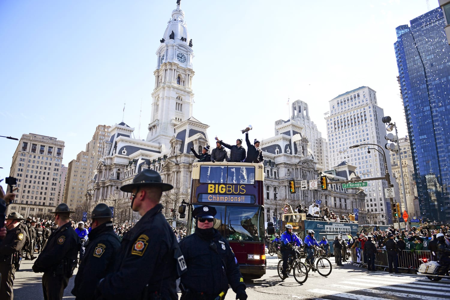 Fly, Eagles Fly! Fans flock to Super Bowl victory parade