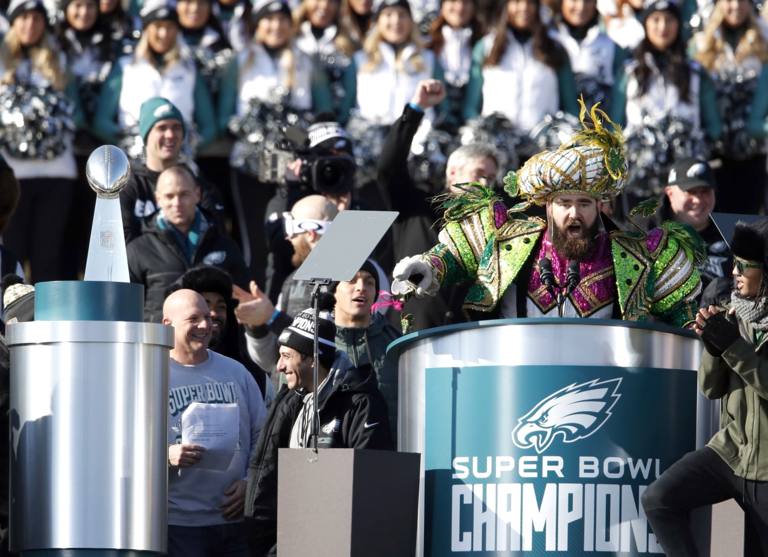 Fly, Eagles Fly! Fans flock to Super Bowl victory parade