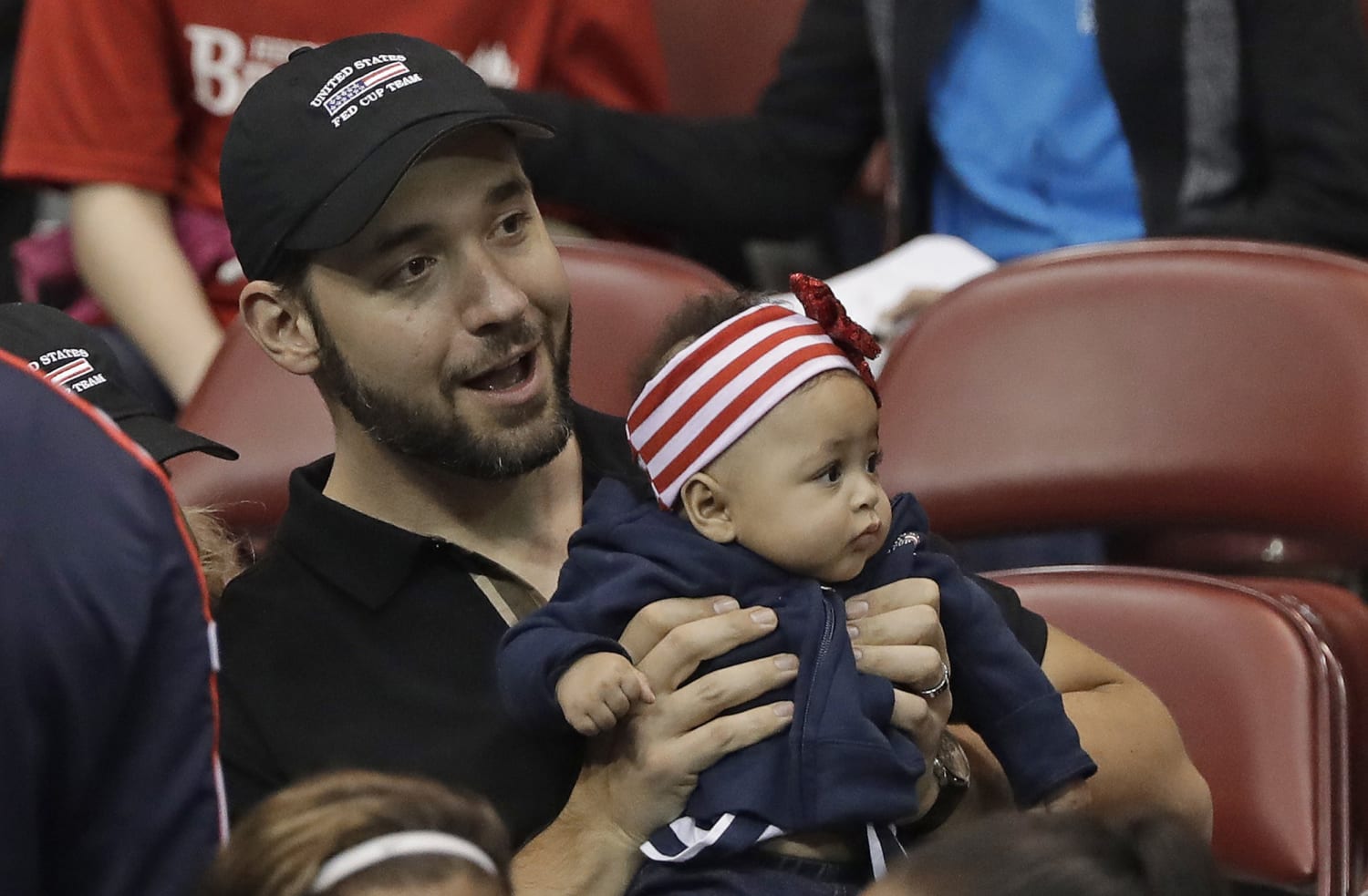 Serena Williams Husband And Daughter Attend Her Comeback Match