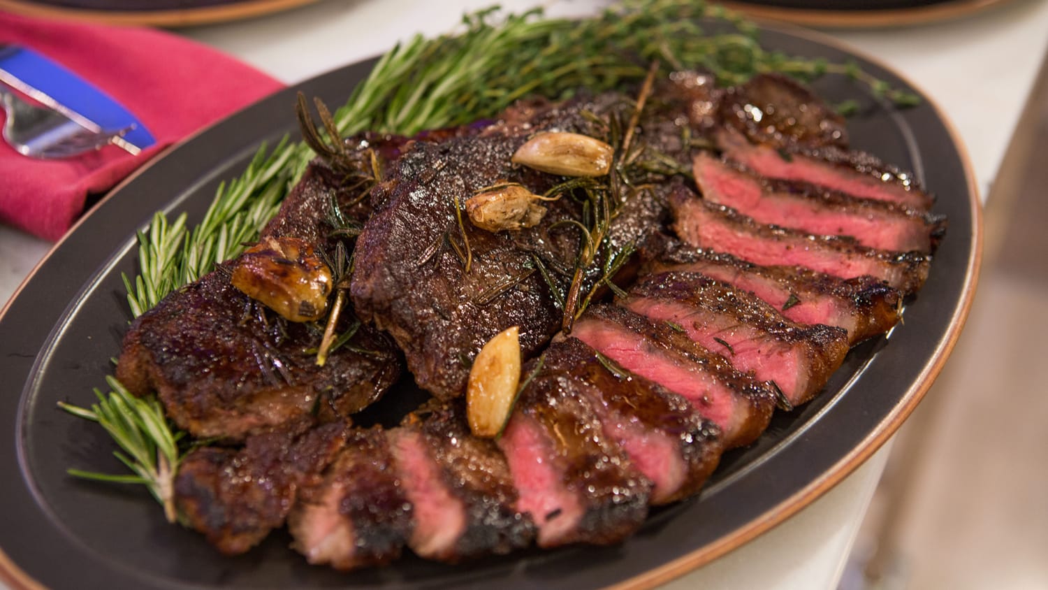 Steaks with Wine Sauce Recipe