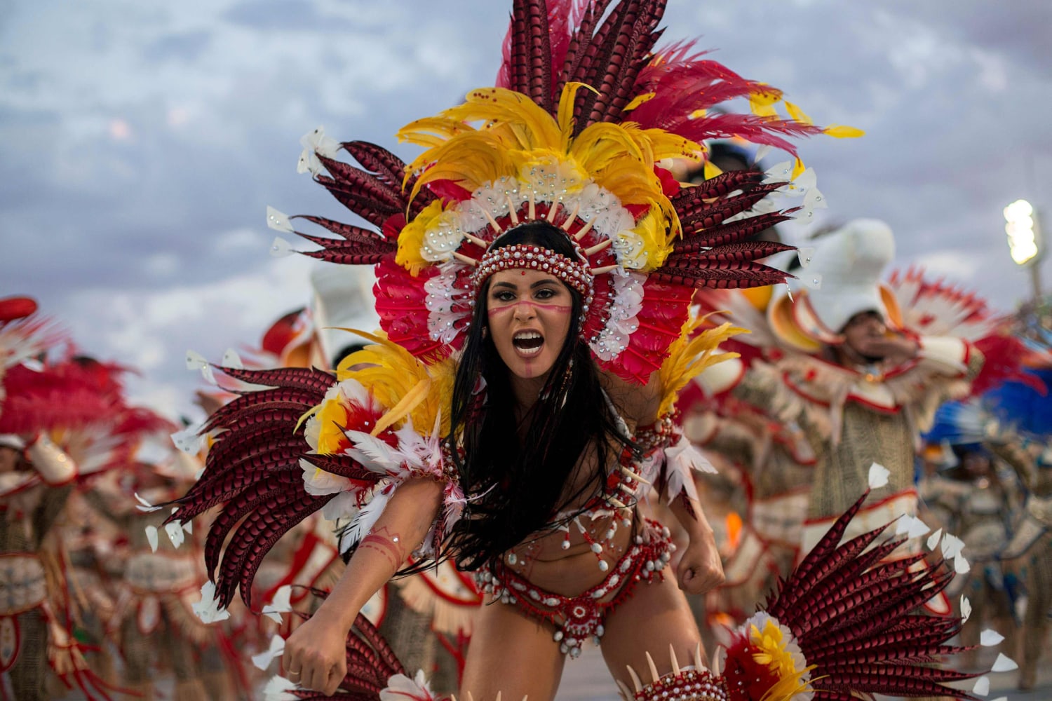 Spirit Of Samba Carnival Sets Rio Alight As Dancers Take To The Sambadrome