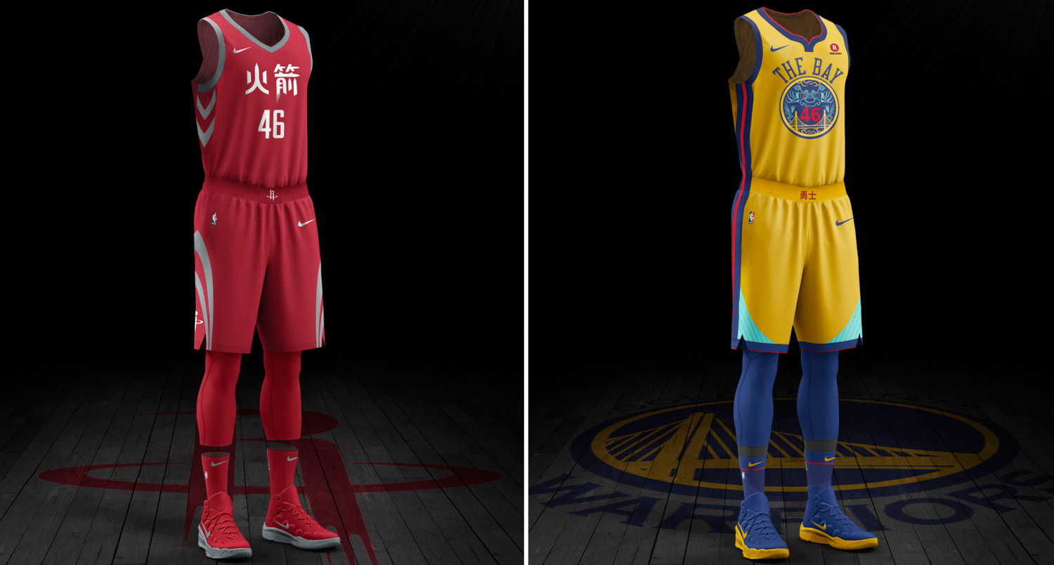 Golden State Warriors, Houston Rockets Unveil NBA's First Chinese New Year  Uniforms - Colorlines