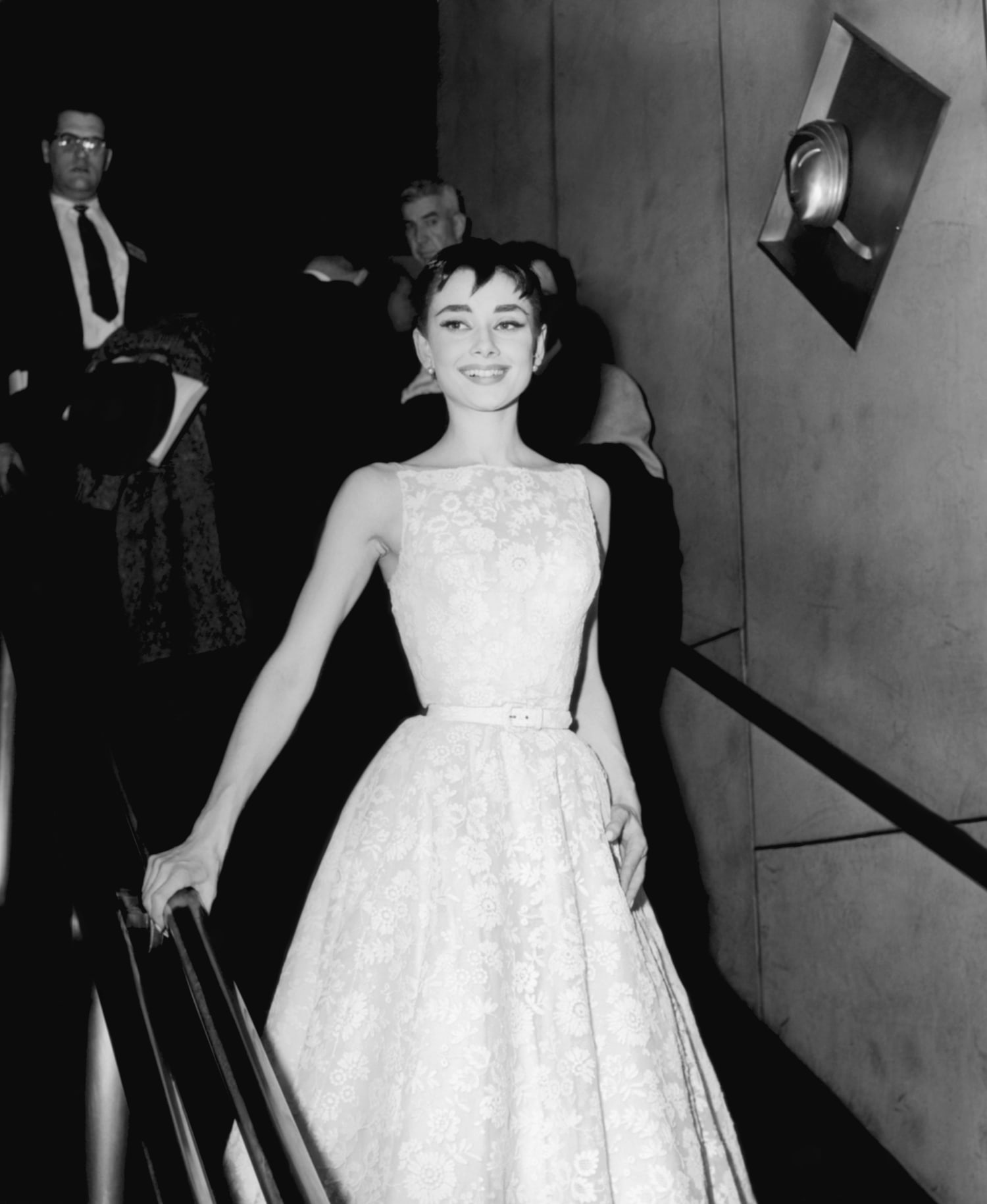 audrey hepburn white givenchy dress