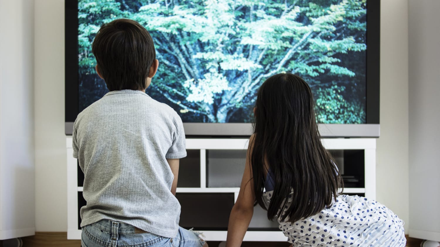 Дети смотрят на экран. Телевизор для детей. Девочка телевизор. Телевидение и подросток.