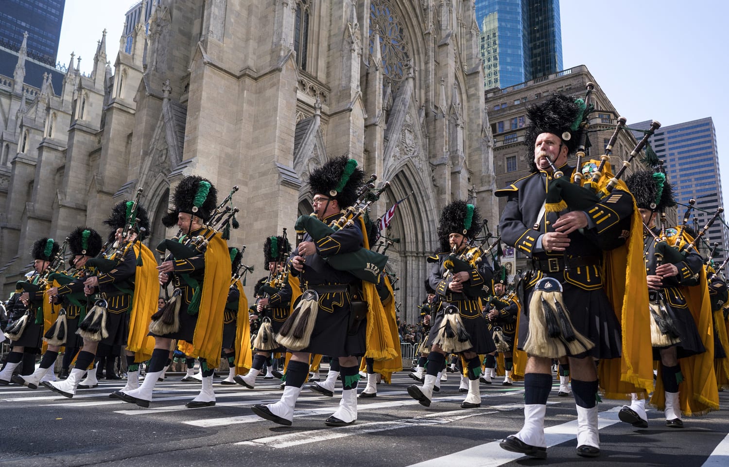 Cities glow green in celebration of St. Patrick's Day