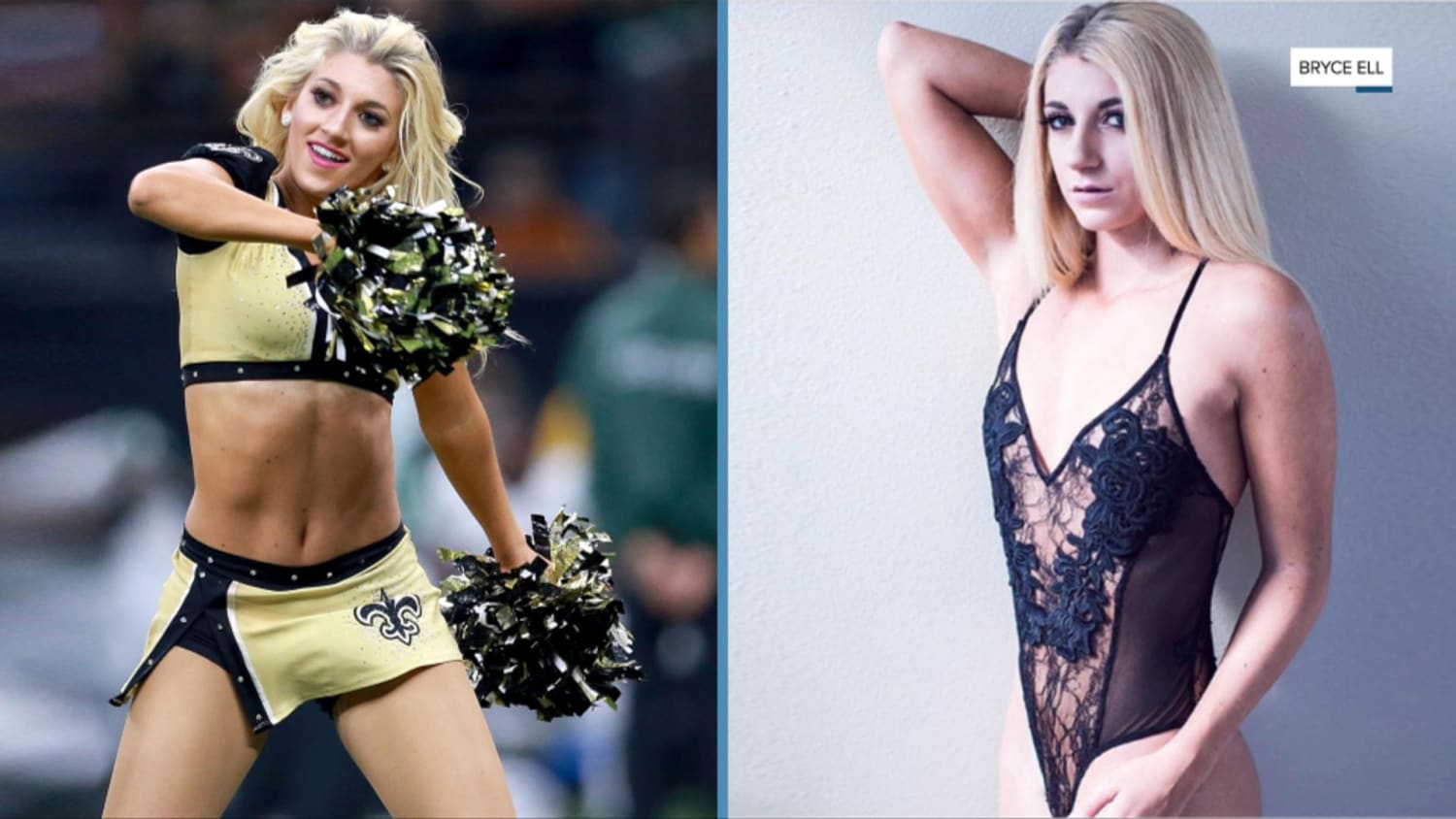 Saints cheerleaders