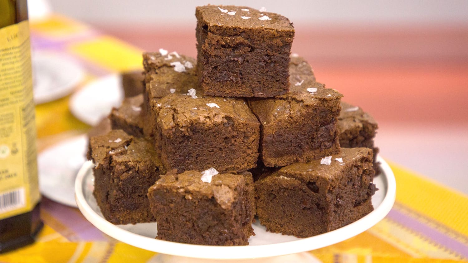 Salted Dark Chocolate Chunk Brownies Recipe