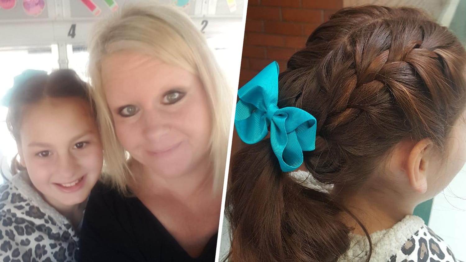 Bus driver steps in to braid girl's hair after her mother dies