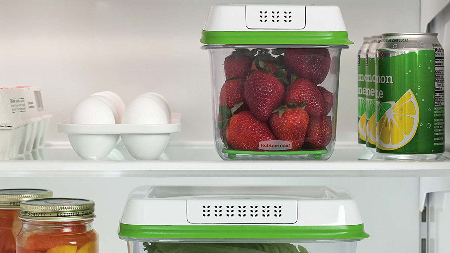 Fridge Food Storage Container- Reusable Fresh Produce Fruit