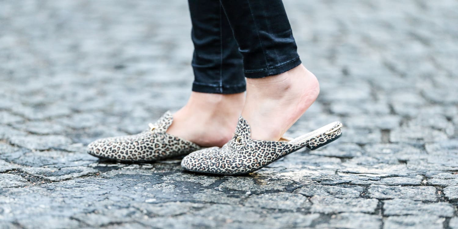 Finally, Comfortable and Chic Mules With a Backstrap for Comfort