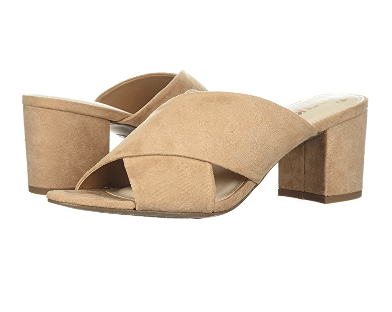 closed toe slides mules