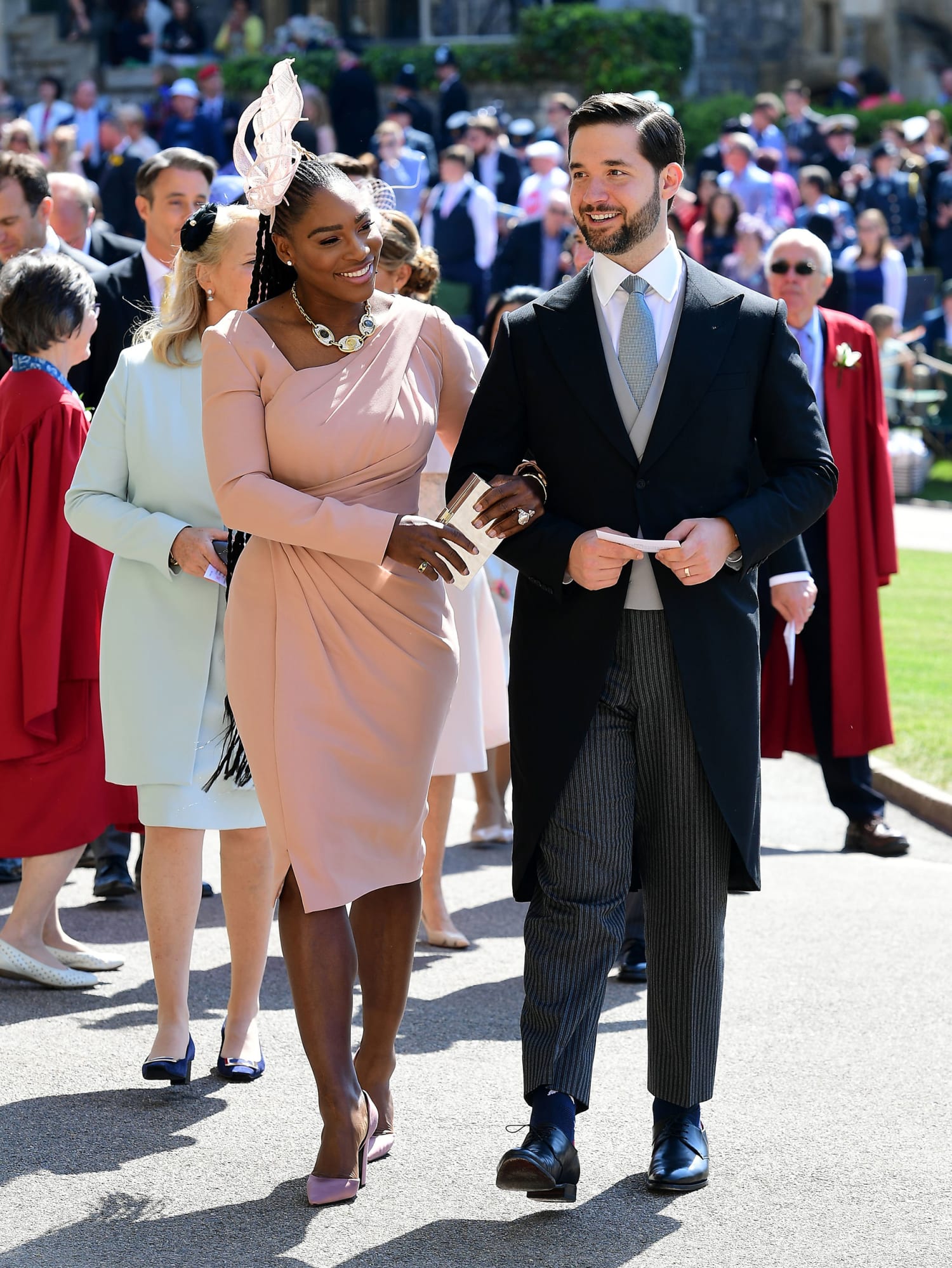 Dwelling talent St Serena Williams wore sneakers to a royal wedding event