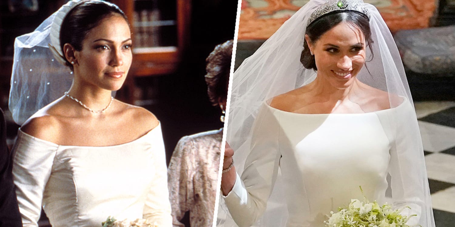 Meghan Markle S Dress Looked Like J Lo S From The Wedding Planner