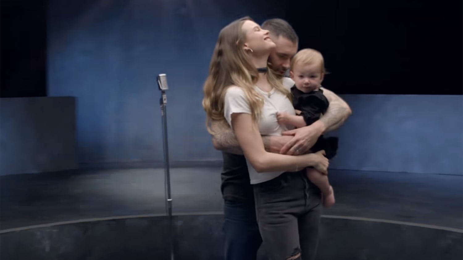 Adam Levine dances with daughter Dusty Rose, wife, and celebs in new music  video