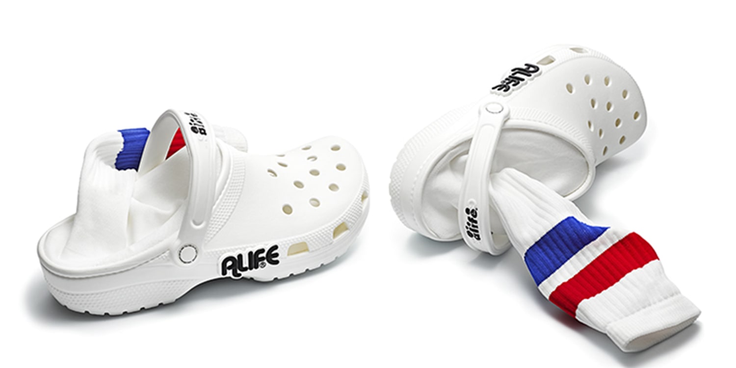 Crocs with socks attached? Brand teams up with Alife for new styles