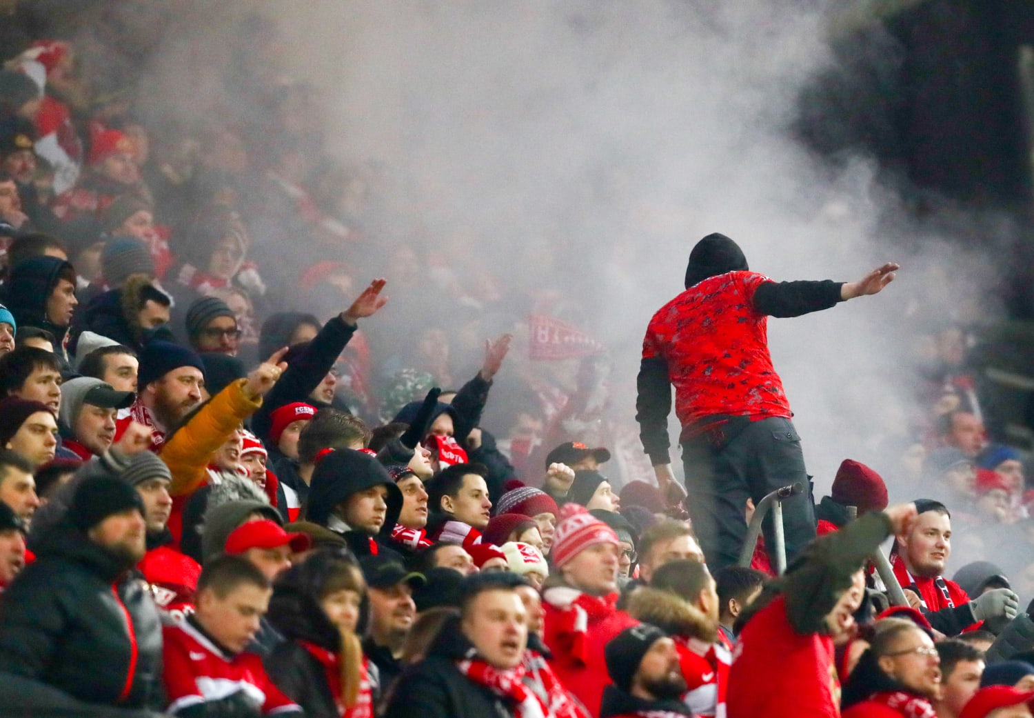 Liverpool's Youth League clash with Spartak Moscow ends in angry scenes as  Russians accused of racism