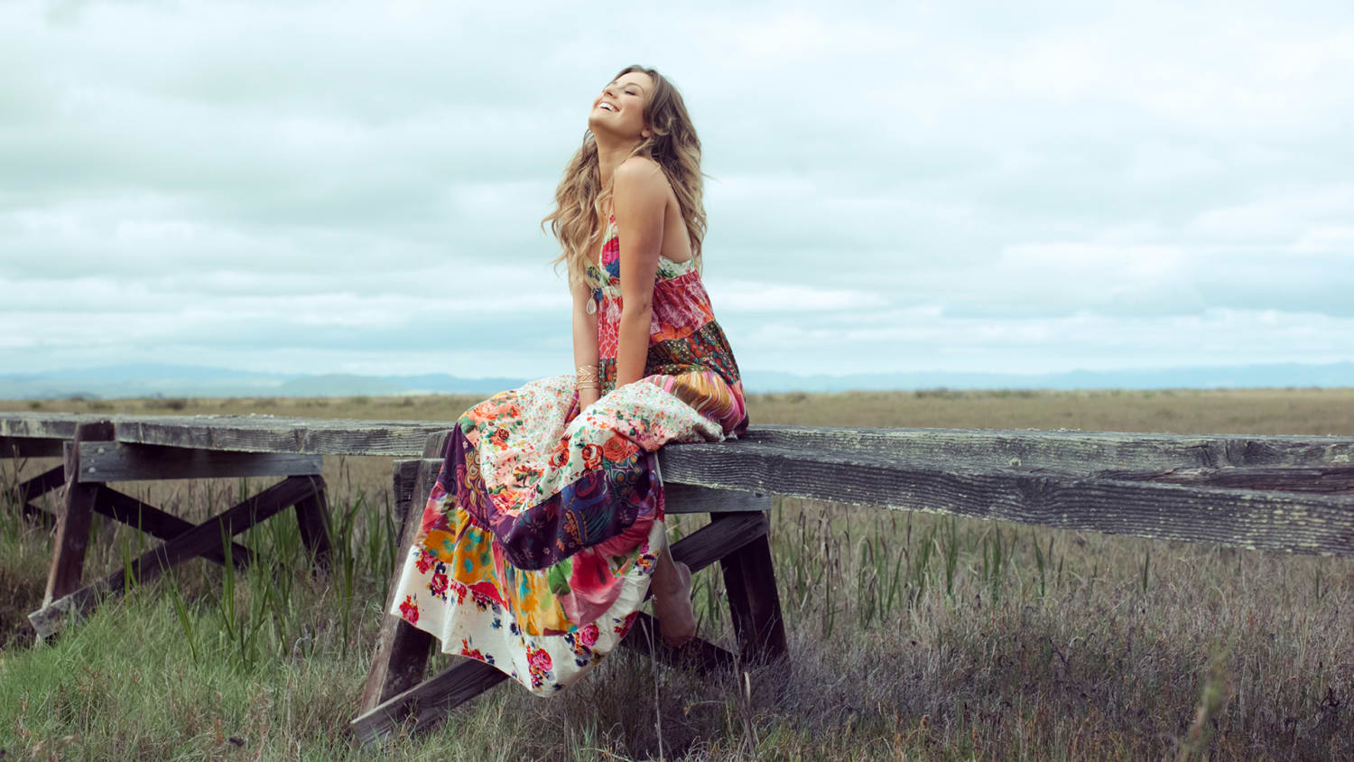 flattering maxi dress