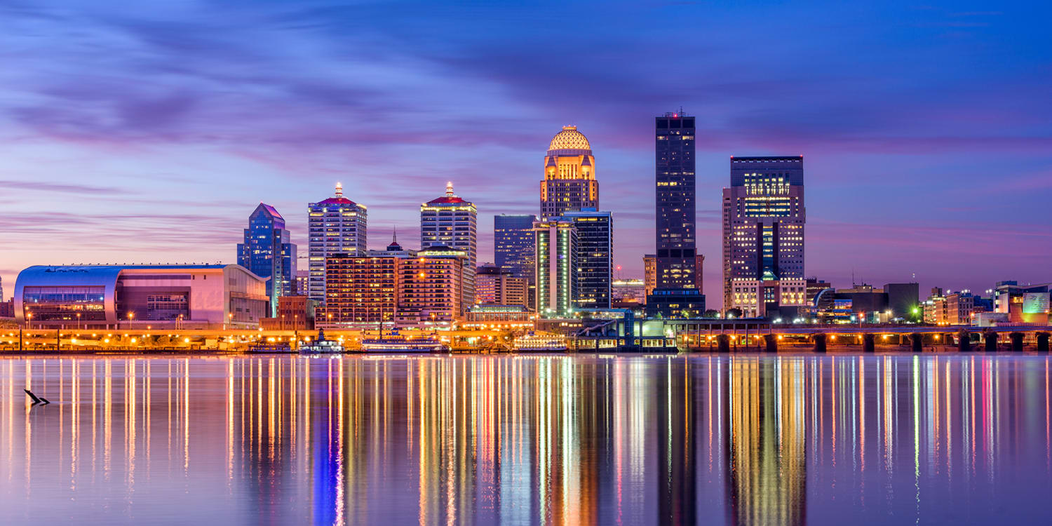 Someone in Louisville Loves Me Louisville Kentucky Skyline 