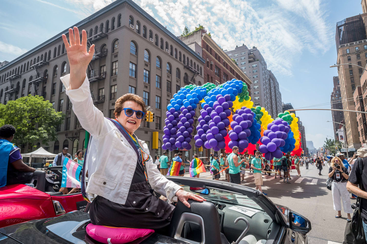 Celebration, defiance mix at New York City gay pride parade