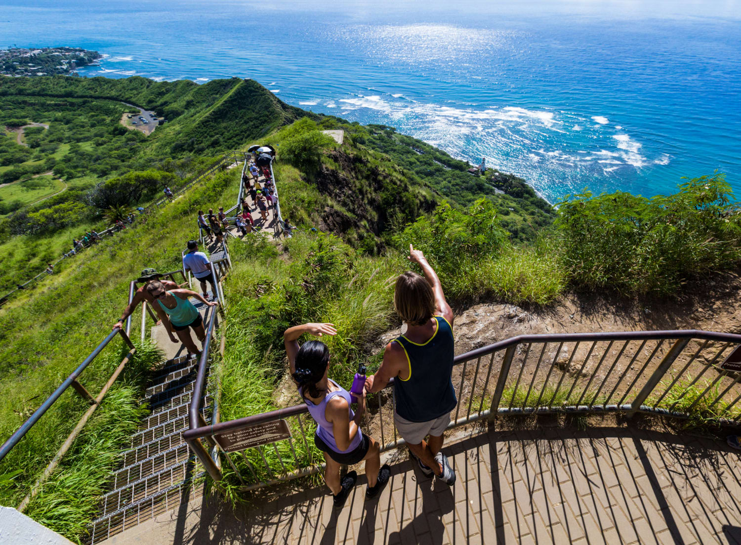 Hawaii family hiking