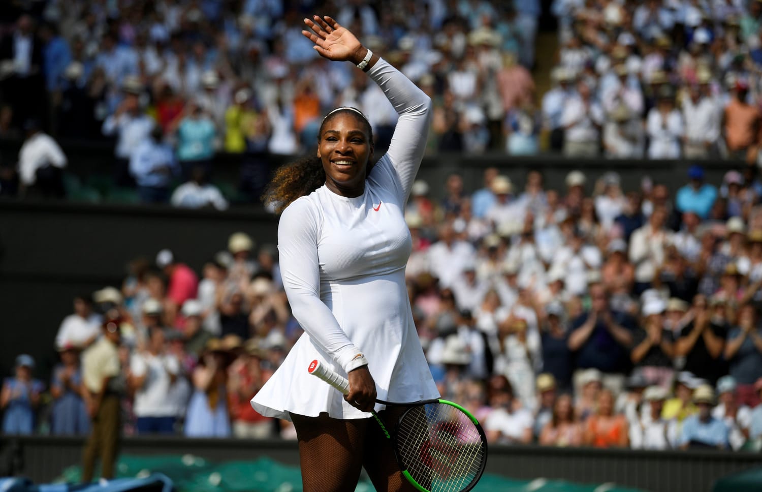 Serena Williams criticised for saying giving birth will make her a