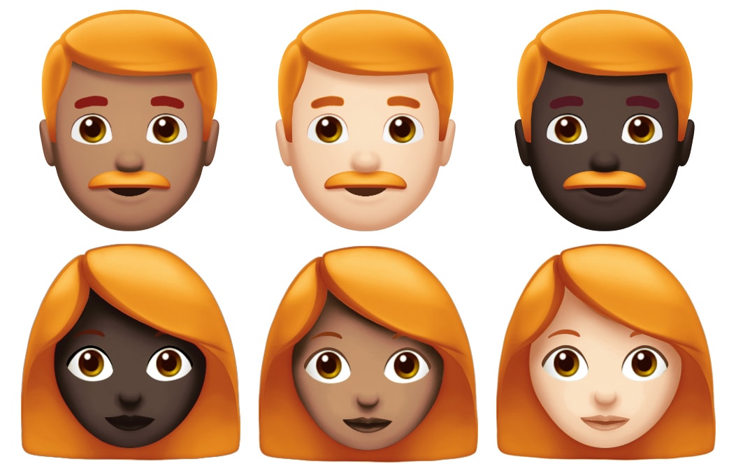 World Emoji Day: See the new redhead, hair