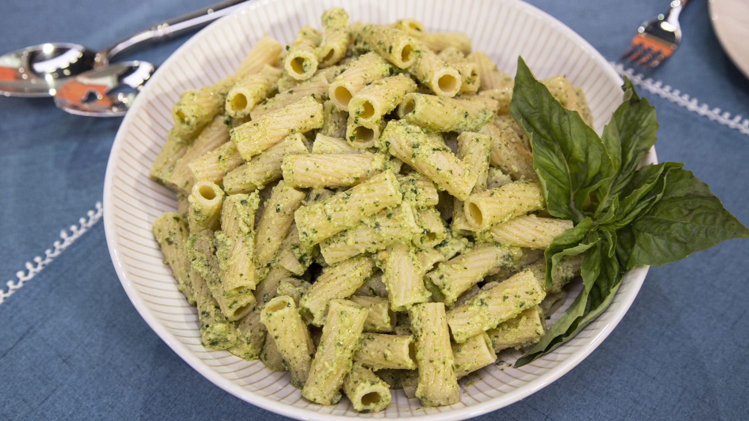 This basil pesto features one surprising ingredient