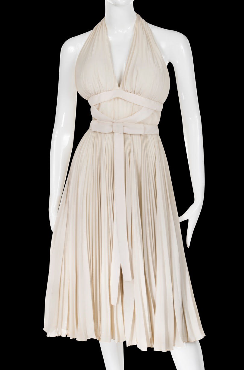 Marilyn Monroe's Iconic Ivory Subway Dress From The Seven Year Itch ...