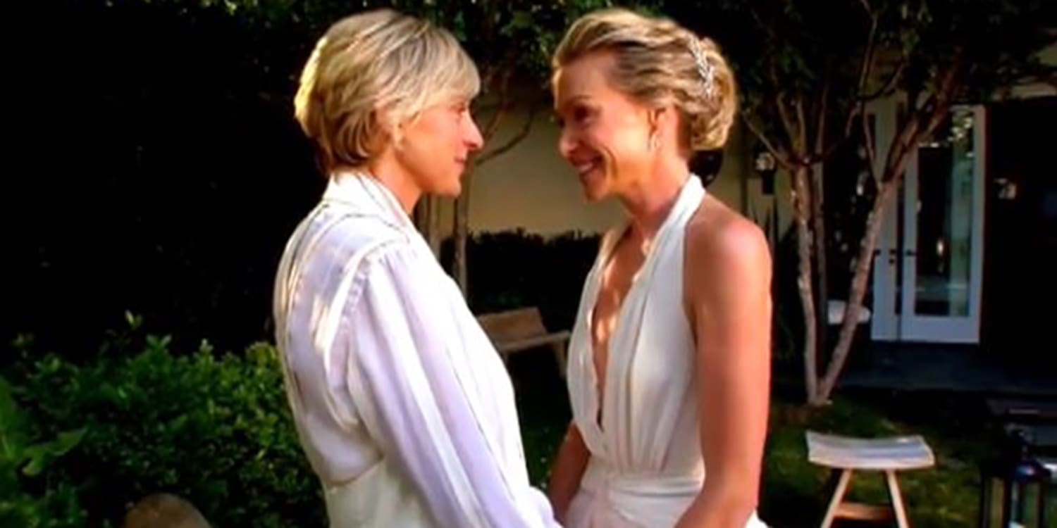 Ellen DeGeneres and Portia de Rossi mark 10th wedding anniversary with sweet video