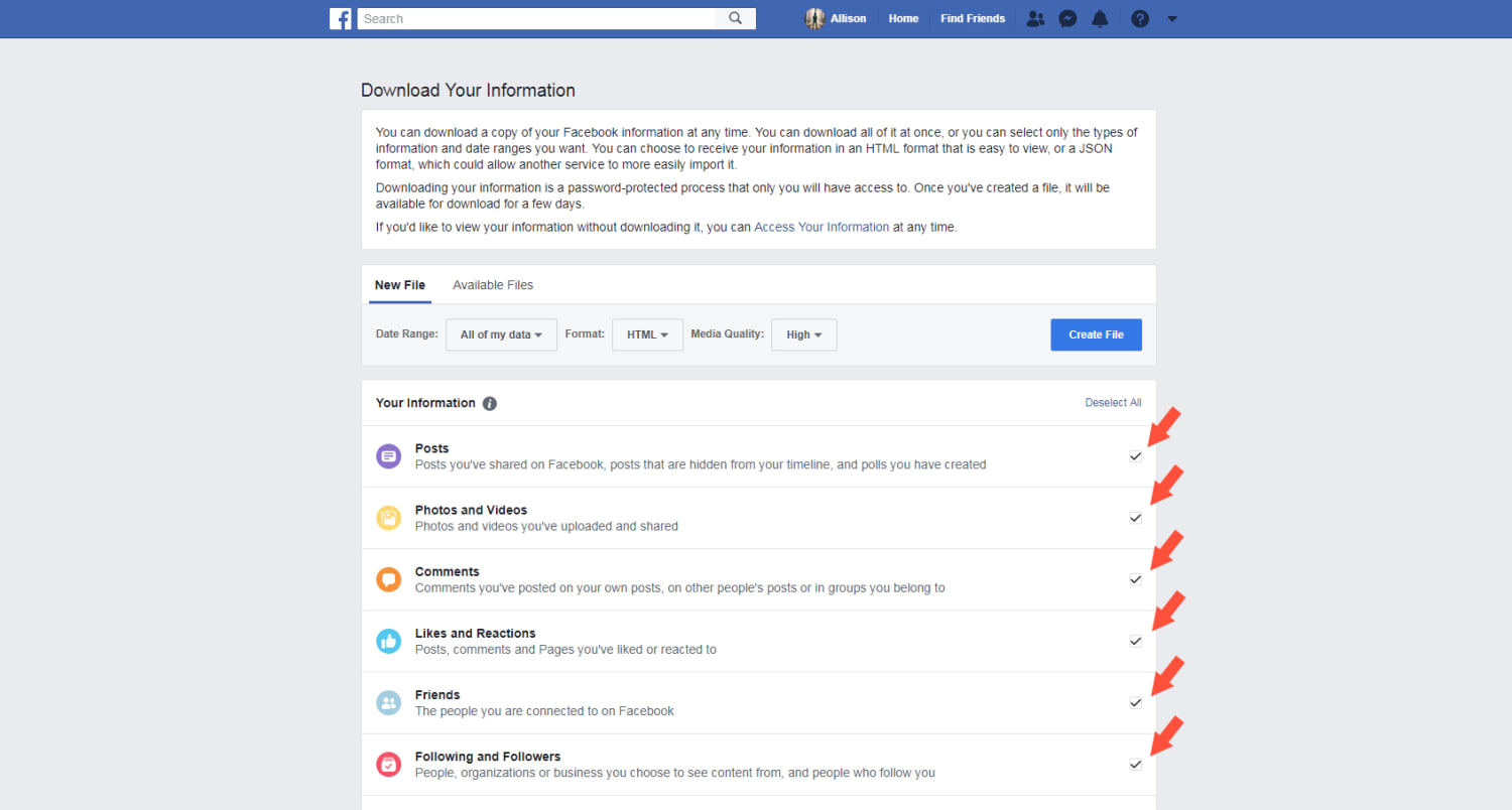 How to deactivate Facebook or delete it in 21