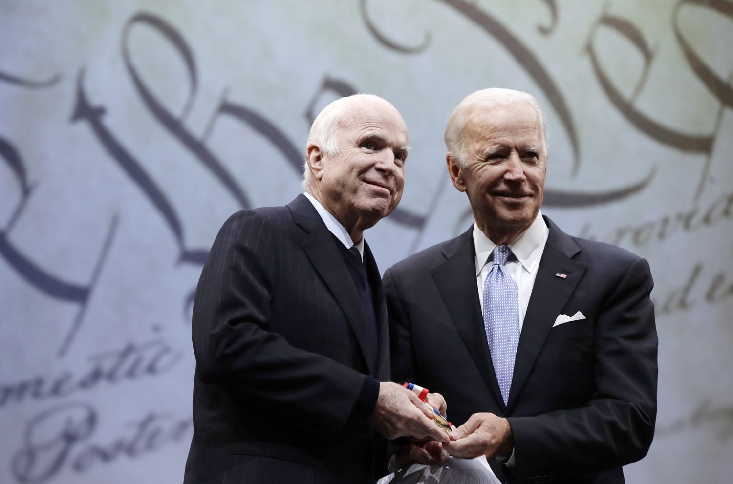 Biden and McCains longtime friendship to be on display at memorial service picture