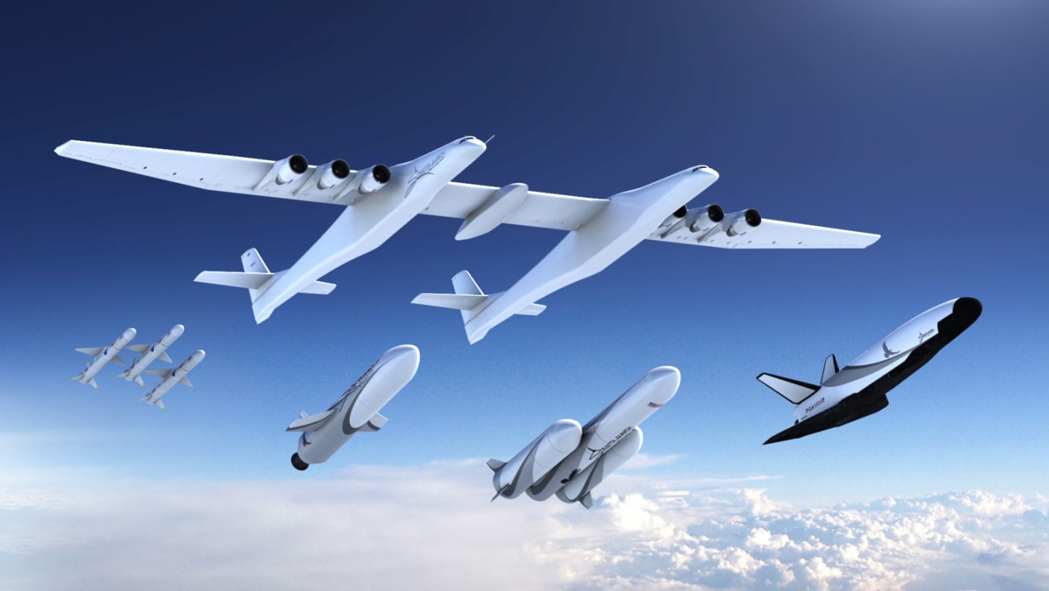 Billionaire readies world's largest plane to launch rockets into space