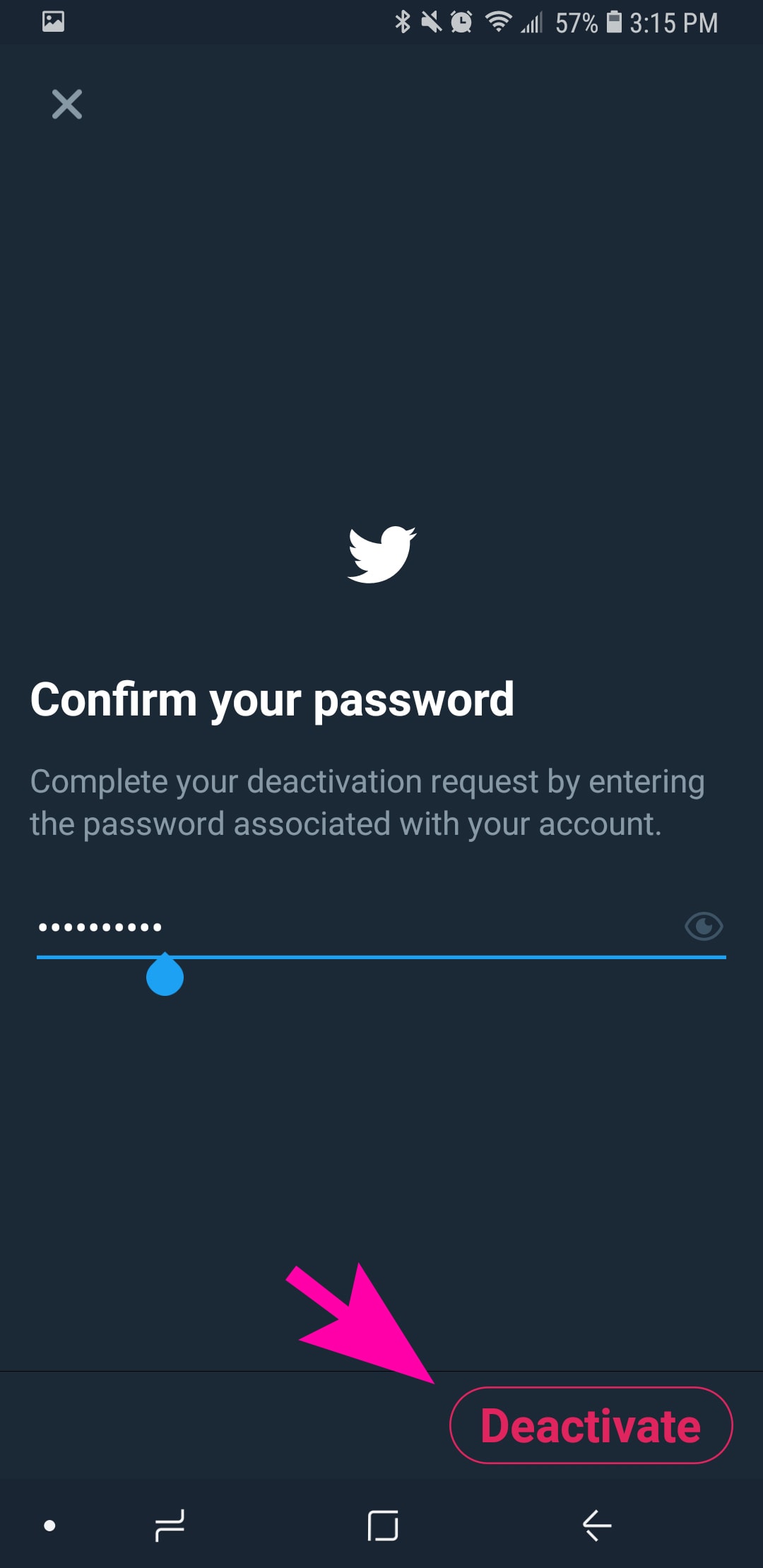 How to delete a Twitter account or deactivate it in 17