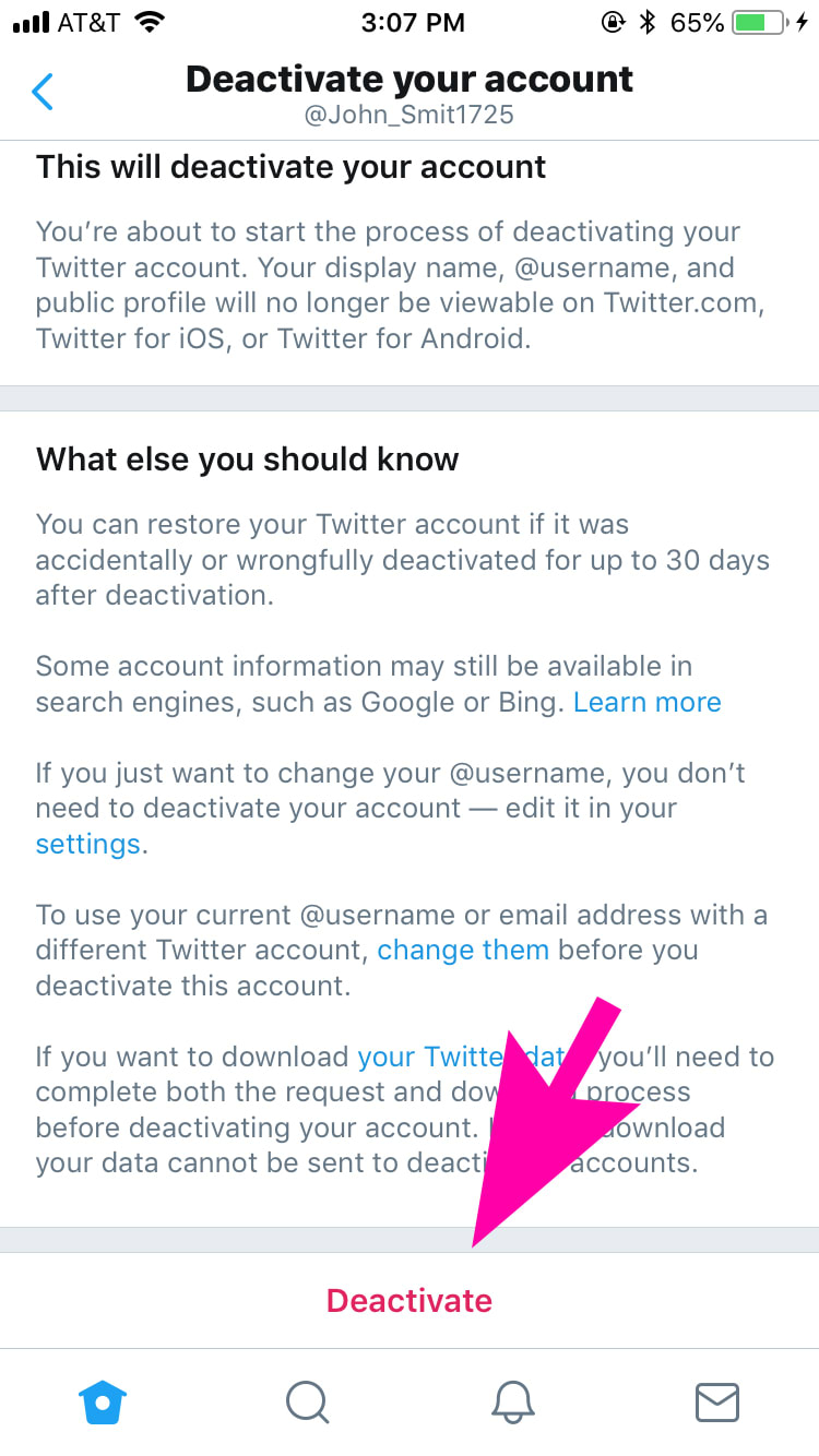 How to delete a Twitter account or deactivate it in 15