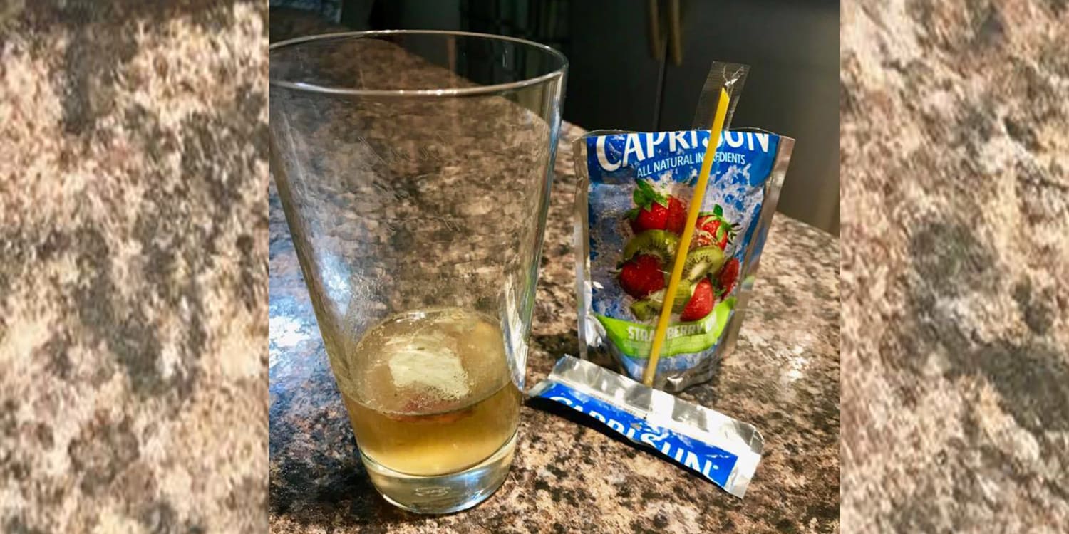 Father Warns Parents After Finding Mold In Capri Sun Juice Pouch