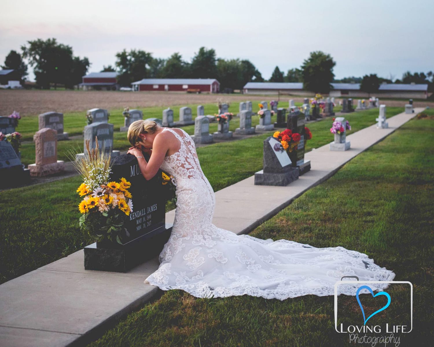 Grave Yard Bride Costume Grey Medium