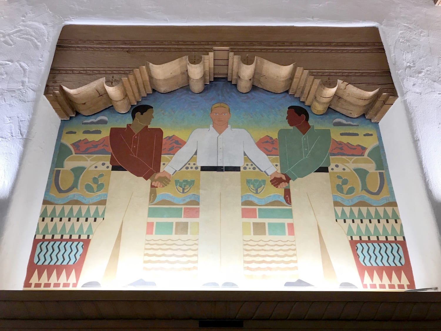University leaders recommend covering mural of Latinos, Native