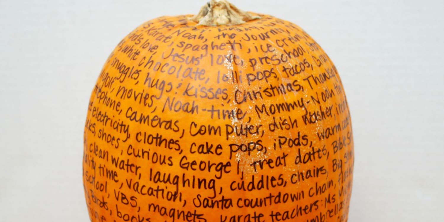 Why the 'Thankful Pumpkin' has caught on with families around the world