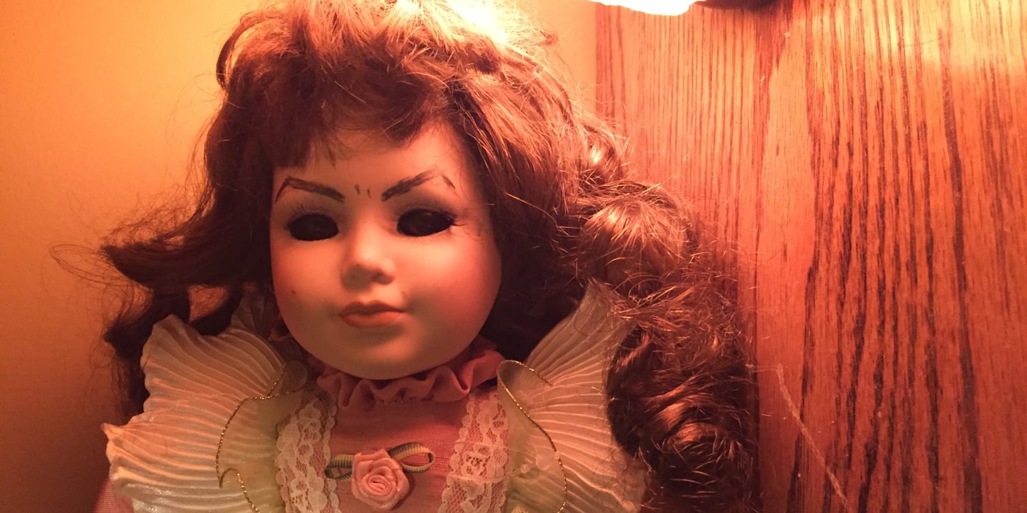 creepy Halloween 'doll in the hall 