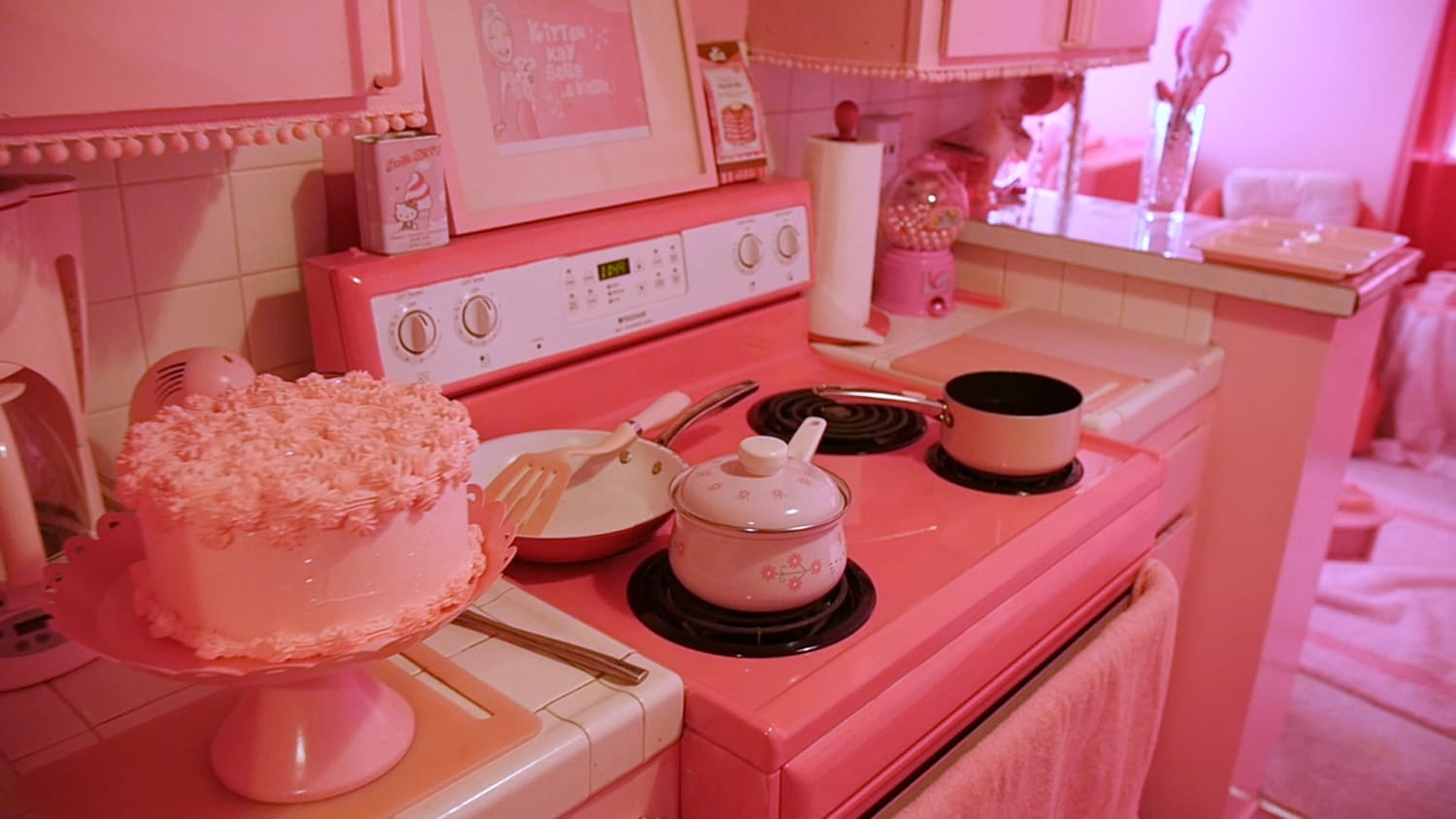 Seriously, Who Has a Pink Kitchen? - The Accidental Locavore