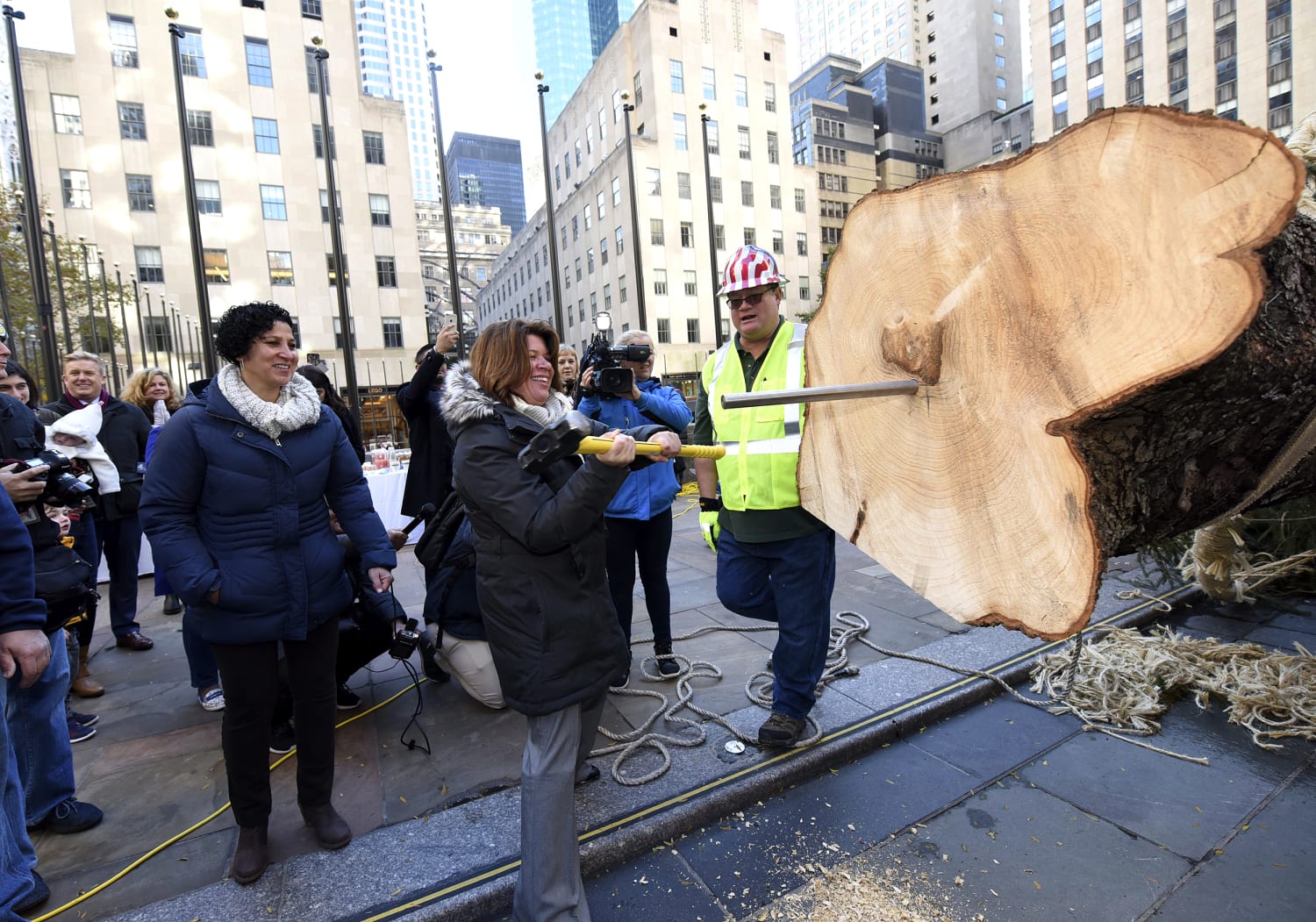 The Rockefeller Christmas Tree's journey from upstate to the plaza