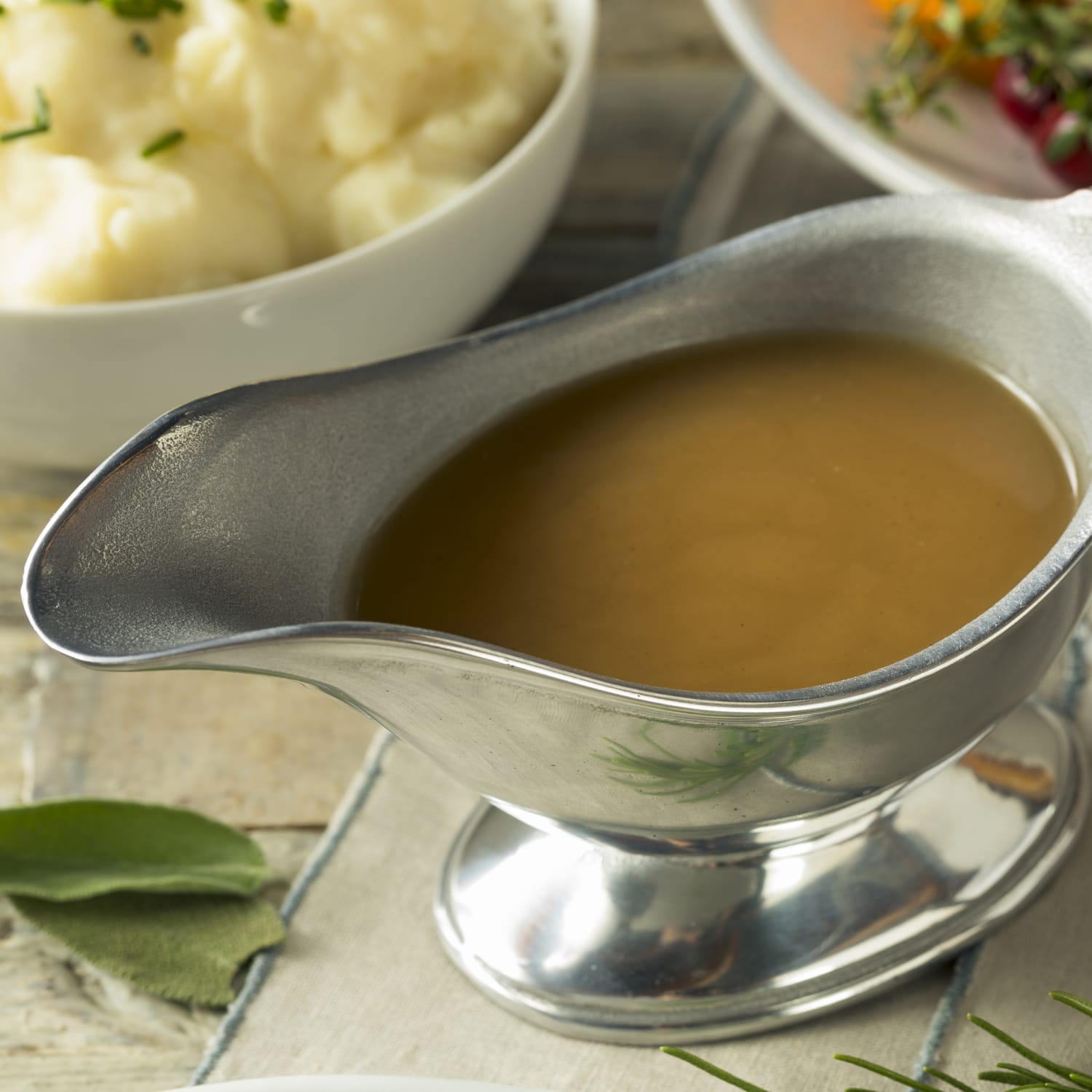 Make Ahead Onion & Sage Turkey Gravy - My Country Table