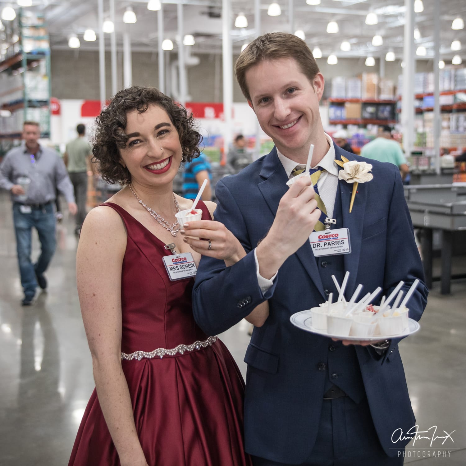 Couple weds at Costco food court where they had first date