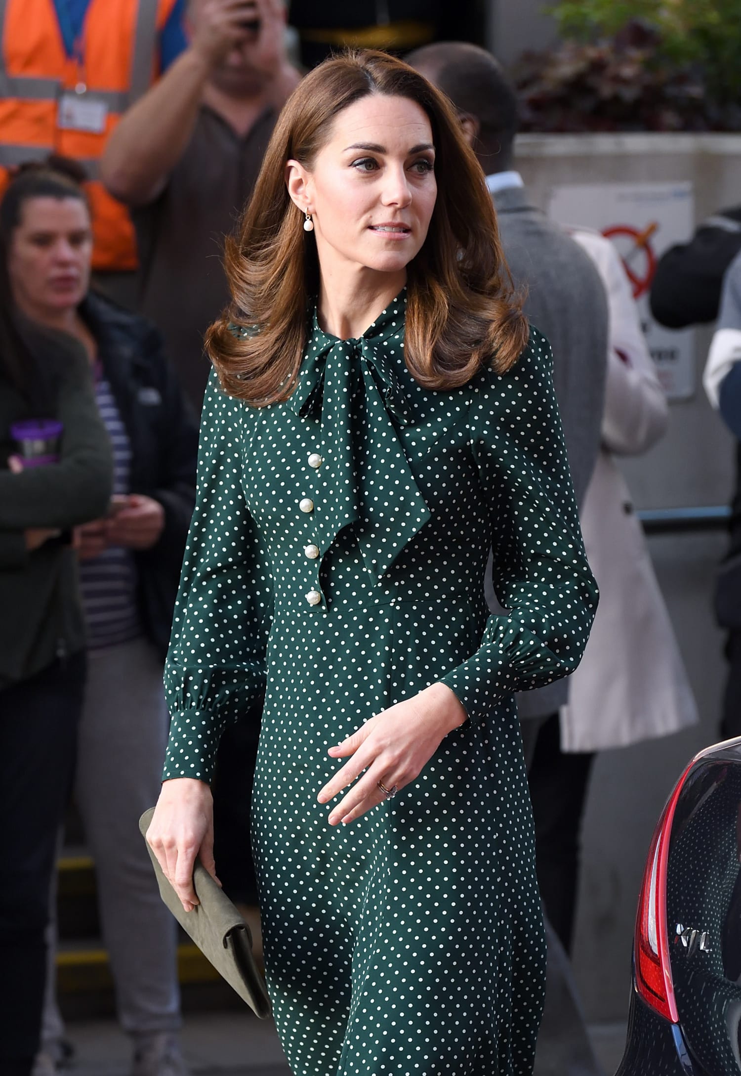 Former Kate Middleton wears polka dot dress for Christmas