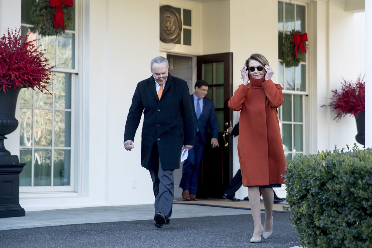 nancy pelosi s trump meeting highlighted a kind of public strength rare for women in washington
