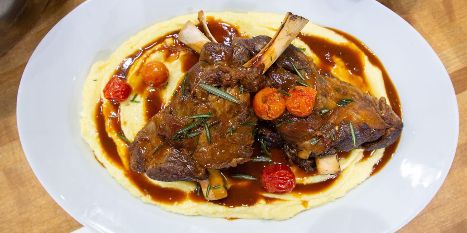 Braised Lamb Shank Osso Buco With