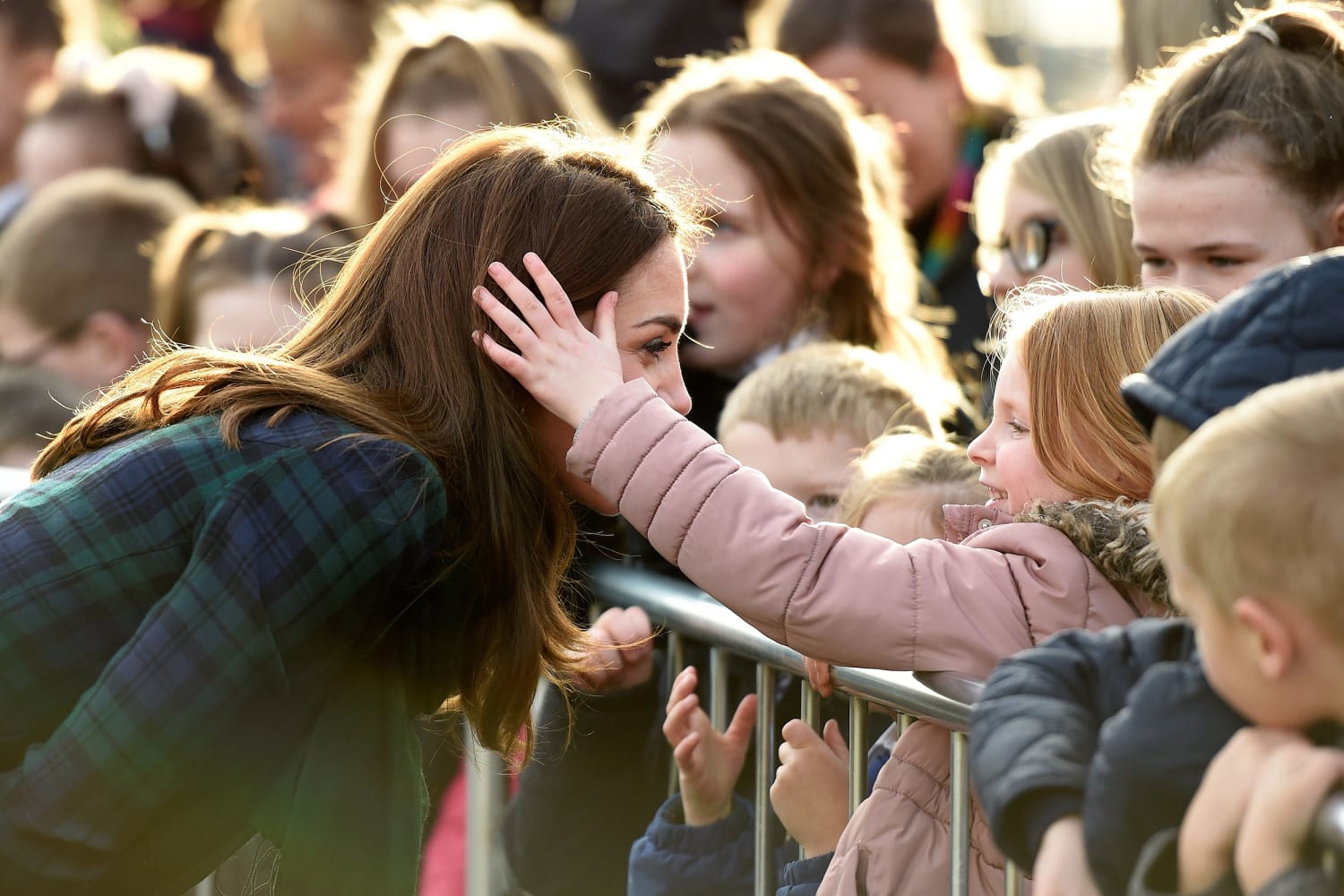 Kate Middleton had the best reaction when a little girl touched her hair