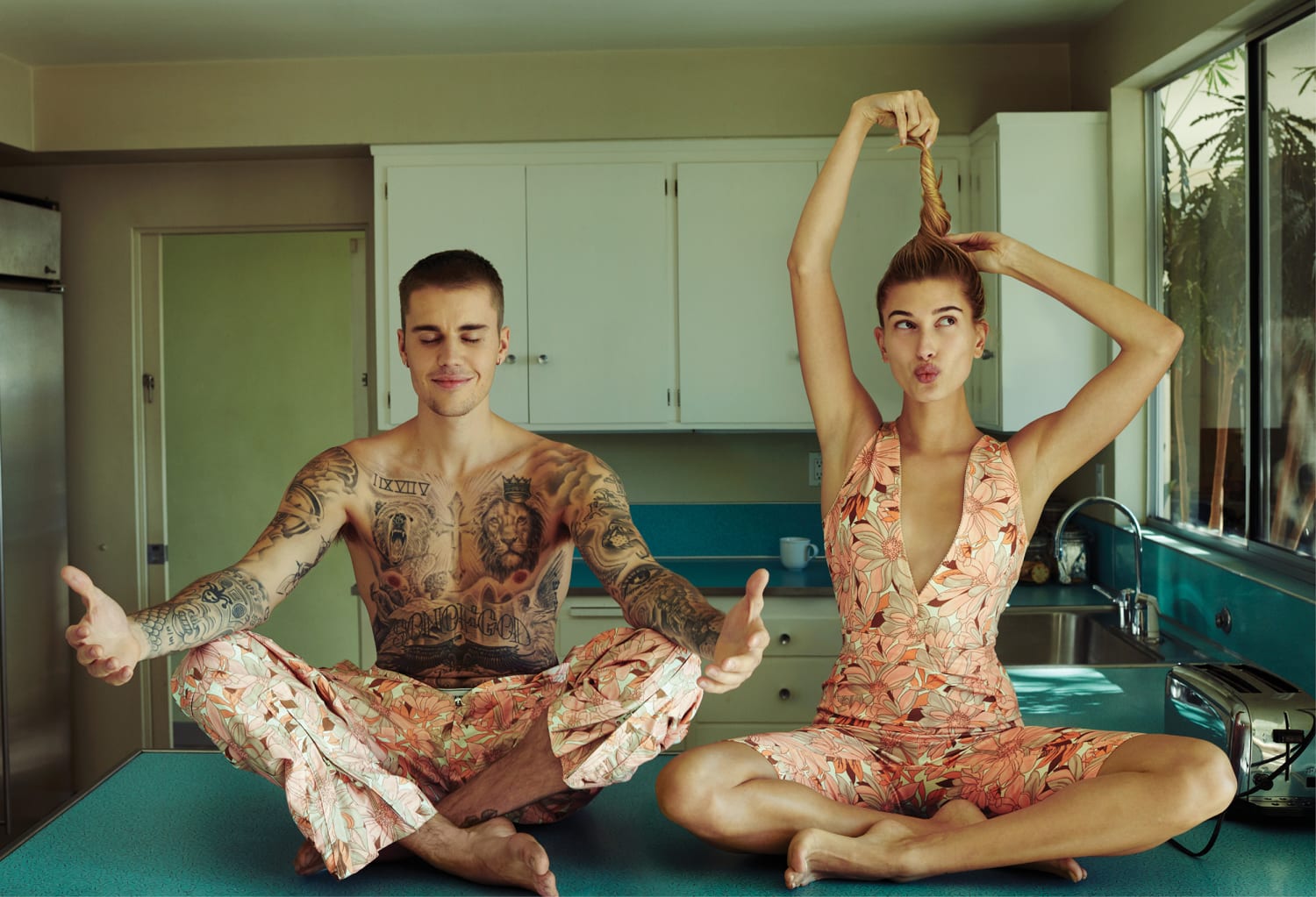 Justin Bieber and Hailey Bieber Open Up About Their Passionate,  Not-Always-Easy Romance in Vogue's March Cover
