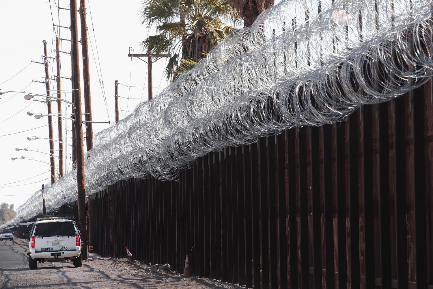 Sentry Border Sentry Line Mexican Border