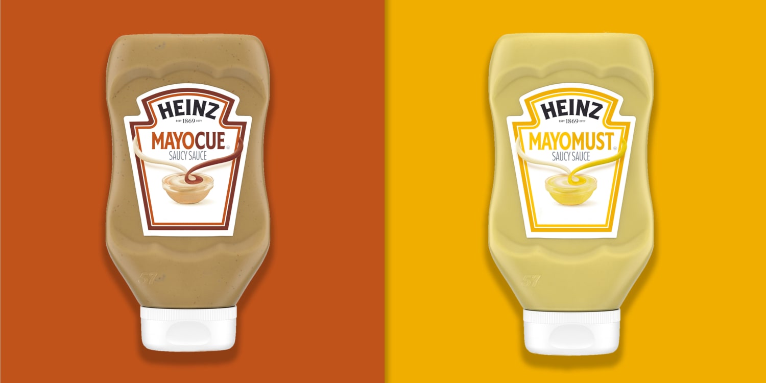 heinz mustard and ketchup